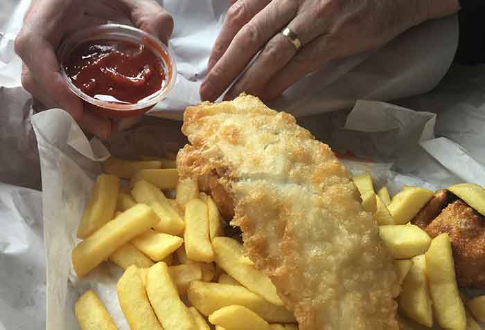 Best Fish and Chips in Morewell = George Junior Fish and Chips
