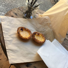 Portuguese tarts and danishes