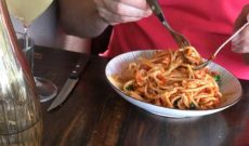 Crab Spaghettini - The Surly Goat - Hepburn Springs