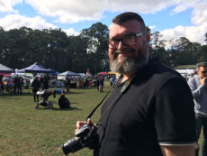 Dave at the Kalorama Chestnut Festival