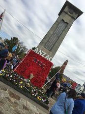 Anzac Day ceremony at Bairnsdale