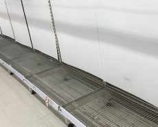 Empty shelves - where is all the toilet paper?